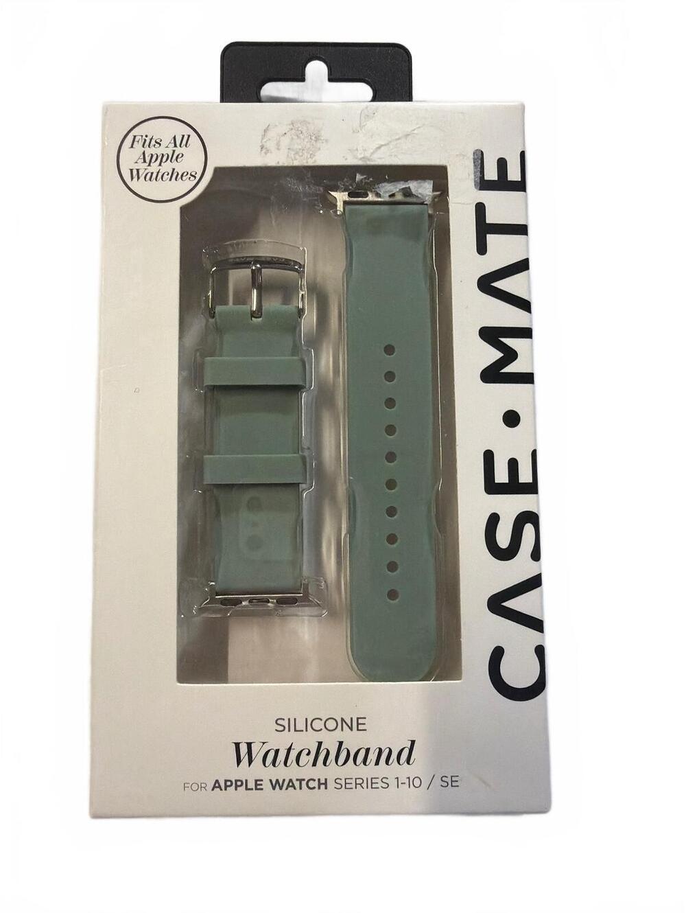 Apple Watch Silicone Smart Watchband Series 1-10 and SE CASE MATE - Green NEW